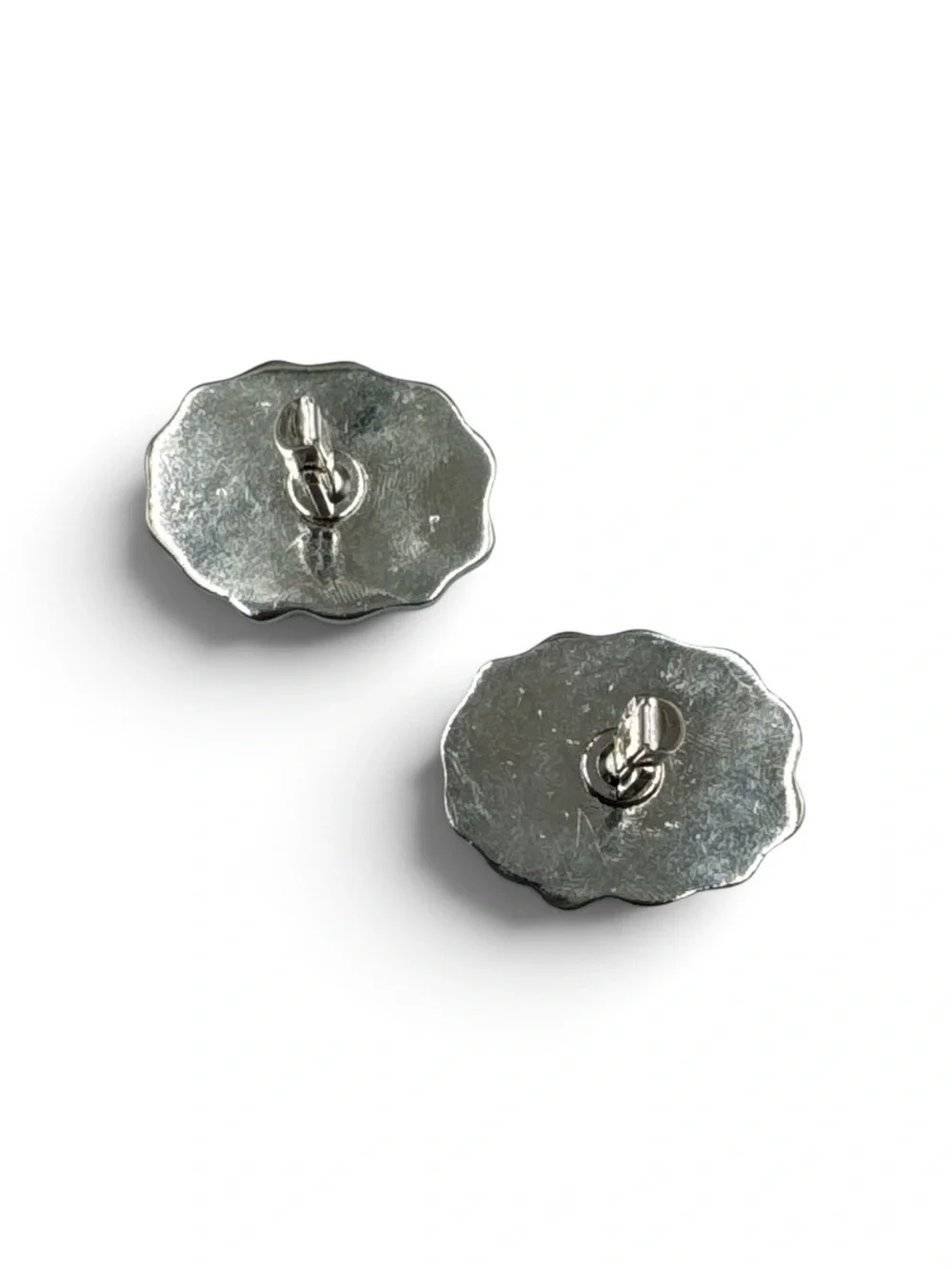 Vintage Swank Caveman Cavewoman Stone Age Novelty Funny Cufflinks